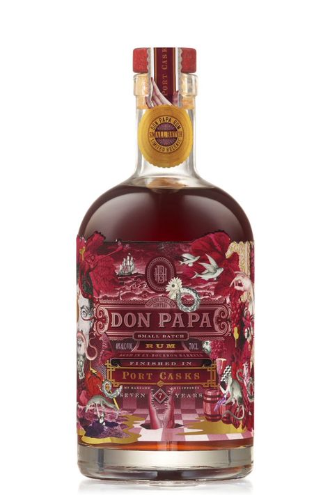 Bleeding Heart Rum Co's Don Papa Port Cask Finish - Product Launch - Aged rum in the UK data - Just Drinks Don Papa Rum, Aged Rum, Rum Bottle, Irish Whiskey, Soft Drinks, Macallan Whiskey Bottle, Liqueur, Whiskey Bottle, Bourbon