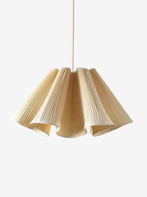 Scallop Ceiling Light, Hallway Lampshade Ideas, Cosy Bedroom Lighting, Ceiling Bedroom Lights, Hallway Lighting Ideas Ceilings, Statement Lampshade, Nursery Ceiling Light, Light Shades Ceiling, Bedroom Light Shades