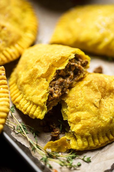 Authentic Vegan Jamaican Beef Patty Beef Patty Jamaican, Jamaican Veggie Patty Recipe, Jamaican Vegetable Patties, Vegan Jamaican Beef Patties, Jamaican Spinach Patties, Vegetarian Jamaican Patties, Jamaican Lentil Patties, Gluten Free Jamaican Patties, Vegan Beef Patties