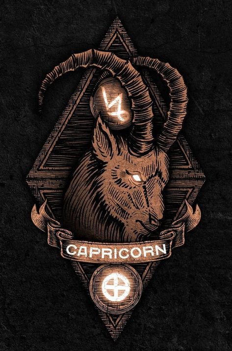 Capricorn Images, Joker Card Tattoo, Capricorn Symbol, Capricorn Aesthetic, Capricorn Art, Capricorn Goat, Genos Wallpaper, Money Wallpaper Iphone, Capricorn Tattoo