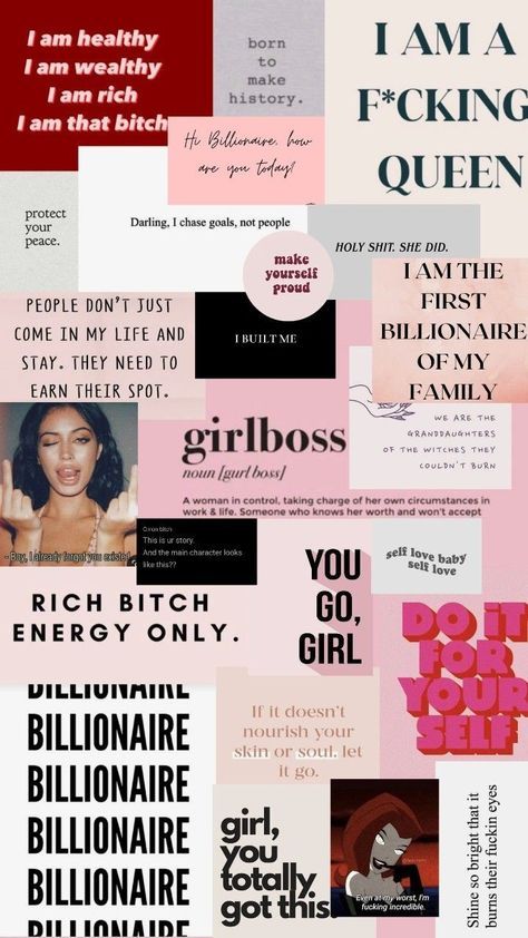 Rich Aesthetic Quotes, Billionaire Vision Board, Billionaire Affirmations, Goals Aesthetic Wallpaper, Baddie Motivational Quotes, Billionaire Women, Dreams Vision Board, I Am A Billionaire, Rich Affirmations