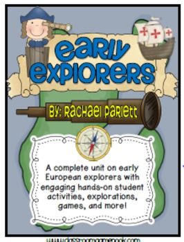 Early European Explorers: The Age of Exploration {Social Studies} $ - We could do this next year for the European explorers! Social Studies Games, History Homeschool, Age Of Exploration, Third Grade Social Studies, Henry Hudson, 3rd Grade Social Studies, Early Explorers, Teacher Preparation, 4th Grade Social Studies