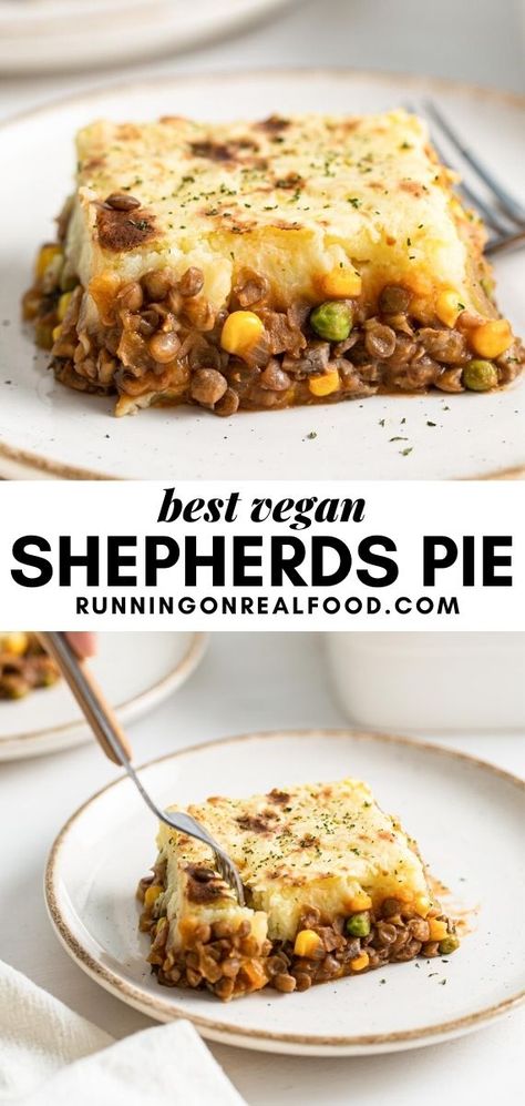 Lentil Sheppards Pie, Vegan Sheppards Pie Recipe, Lentil Shepards Pie, Vegan Shepherds Pie, Simply Food, Vegetarian Ideas, Shepards Pie, Vegan Lentil, Dried Lentils