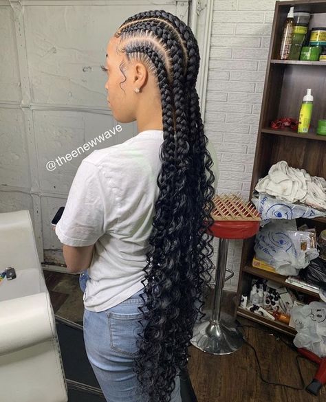 Feed In Braids, French Braid Ponytail, Twisted Hair, Feed In Braids Hairstyles, Braided Cornrow Hairstyles, Feed In Braid, Braids With Curls, Flat Twist, Girls Hairstyles Braids