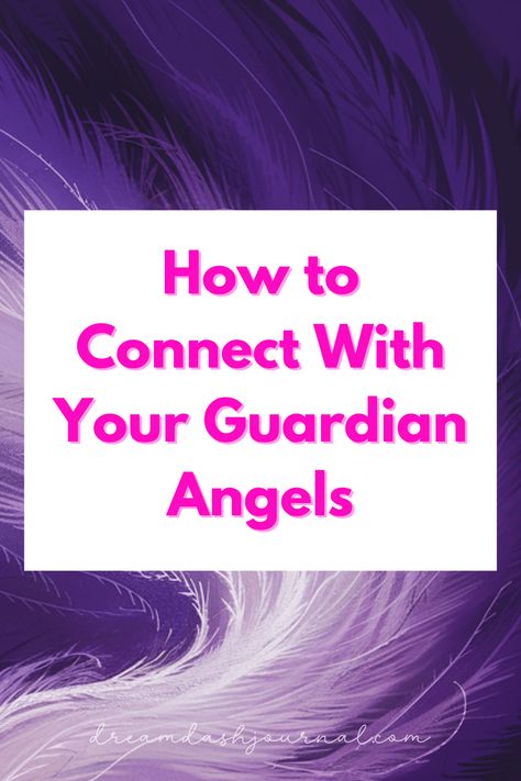 Text that says "How to Connect With Your Guardian Angels" on a purple feather background How To Invoke Angels, Angel Communication, Stone Quotes, Crystal Children, Magic Quotes, Thinking Of Someone, Angel Number Meanings, My Guardian Angel, Awakening Quotes