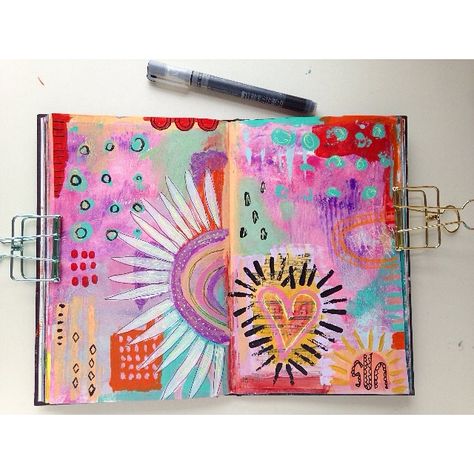 Art Journal Covers Ideas, Abstract Art Journal Pages, Abstract Journal Art, Art Journal Themes, Sketchbook Art Journal Cover, Abstract Art Journal, Painting Journal Ideas, Colorful Sketchbook Ideas, Art Journal Pages Ideas Creativity