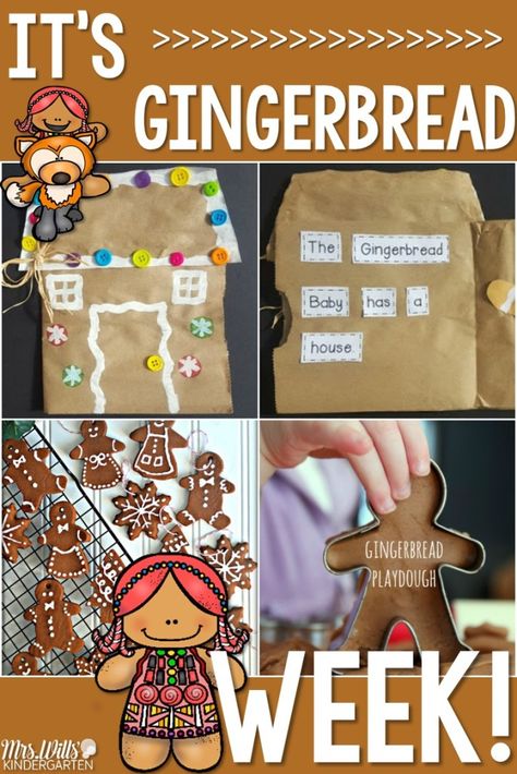 Check out these kindergarten gingerbread activities and themes, perfect for your students just before the holidays! Math, Literacy, Fine Motor, and Crafts for kids! Gingerbread Man Kindergarten, Gingerbread Kindergarten, Kindergarten Gingerbread, Gingerbread Man Unit, Gingerbread Man Crafts, Gingerbread Unit, Gingerbread Man Activities, December Kindergarten, Gingerbread Activities