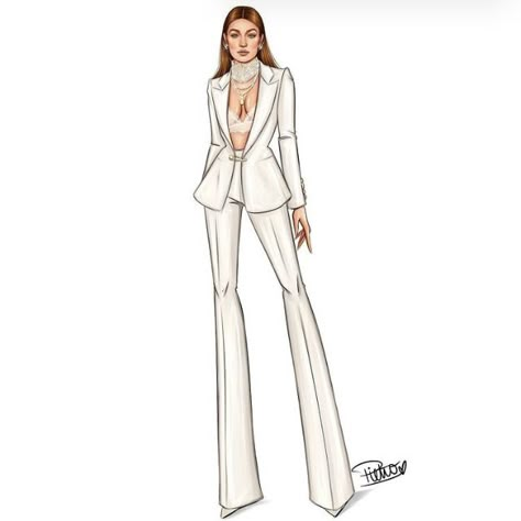 Suits Sketch Drawings, Blazer Sketch Fashion Illustrations, Suit Illustration Fashion Sketches, Suits For Women Drawing, Fashion Design Drawings Outfits, Model Drawing Reference, Blazer Drawing, Outfit Design Drawing, Blazer Illustration