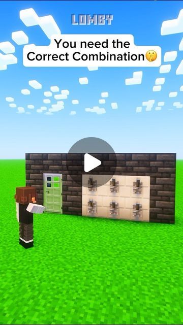 Lomby on Instagram: "Password Door🔐 #minecraft #minecrafthacks #minecraftbuilds #minecraftbuilding #minecrafttutorial #minecraftideas #minecraftbuildideas #minecraftbedrock #minecraftpe #minecraftbuildhacks #minecraftmodern #mc #redstone" Instagram Password, Minecraft Build Hacks, Minecraft Bed, Minecraft Redstone, Minecraft Modern, Minecraft Pe, Minecraft Tutorial, Minecraft Building, Red Stone