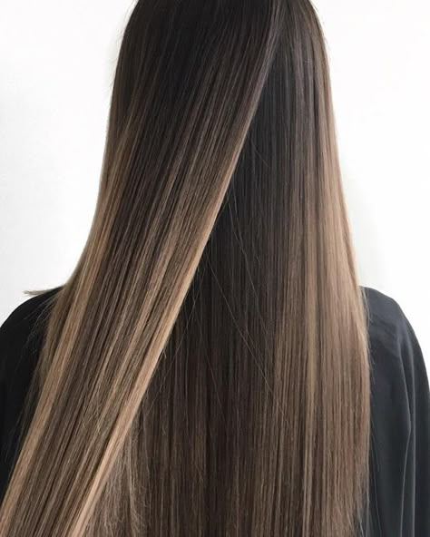 Balayage Straight Hair, Balayage Straight, Brown Ombre Hair, Jamie Chung, Brown Hair Balayage, Trendy Hair Color, Balayage Brunette, Hair Color Highlights, Brown Blonde Hair