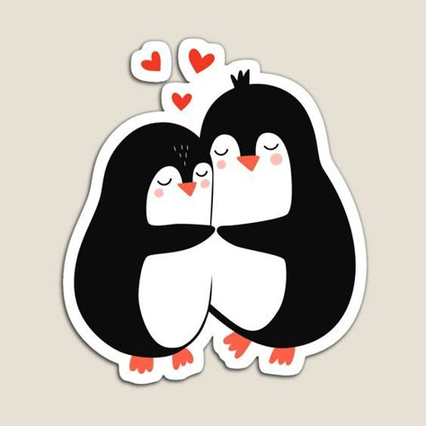 Penguins Hugging, Penguin Doodle, Cute Valentines Wallpaper, Wallpaper Iphone Valentines, Day Wallpaper Aesthetic, Wallpaper Valentines Day, Two Penguins, Background Valentines Day, Wallpaper Valentines