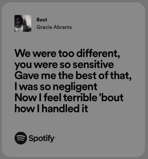 Best Gracie Abrams Lyrics, Gracie Abrams Song Lyrics, Gracie Abrams Lyrics Spotify, Ishika Core, Gracie Lyrics, Gracie Abrams Lyrics, Gracie Abrams Aesthetic, Best Lyrics, Song Aesthetic