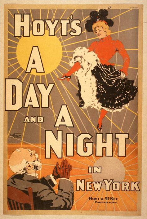 Vintage Entertainment Posters — MUSEUM OUTLETS Night In New York, Play Poster, Great Ads, Antique Map, Vintage Pictures, Deep Colors, Unique Wall Art, Indian Art, Vintage Wood