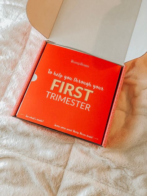 Bump Box subscriptions are the thing for your pregnancy. Here are my thoughts on this subscription box and whether I'll stick to it or not. Bump Box Ideas, Pregnancy Box Gift, Monthly Gift Box Subscriptions, Second Trimester Gift Basket, Bump Box, Pregnancy Essentials First Trimester, Gift Subscription Boxes, First Trimester, Trimesters Of Pregnancy