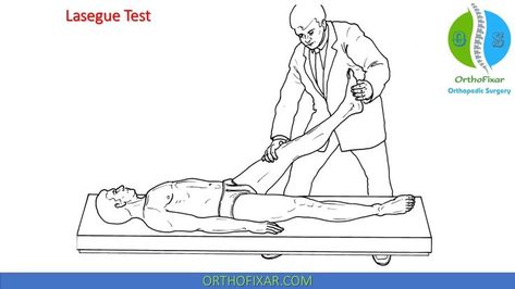 Lasegue Test | Straight Leg Raise Test Femoral Nerve, Subarachnoid Hemorrhage, Lumbar Disc, Intervertebral Disc, Straight Leg Raise, Positive Test, Disk Herniation, Sciatic Nerve, Sciatica