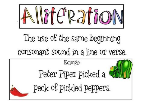 great class site Alliteration Examples For Kids, Alliteration Examples, Alliteration Activities, Teaching Figurative Language, Poetic Devices, Poetry Unit, Teaching Poetry, English Grammar Worksheets, Literary Devices