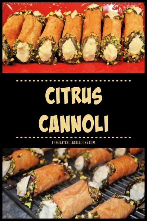 Fall Cannoli, Different Cannoli Fillings, Cannoli Filling Recipe Ricotta, Lemon Cannoli, Canolis Recipe, Cannoli Recipes, Italian Thanksgiving, Orange Ricotta, Cottagecore Recipes