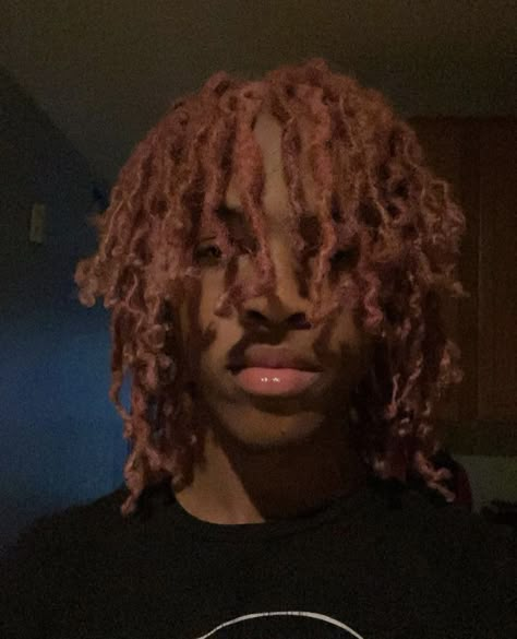 Guys With Pink Hair, Pink Spotify, Dyed Dreads, Pink Dreads, Dreadlocks Men, Mens Dreads, Spotify Link, Blonde Dreads, Cute Dreads