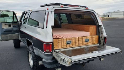 This Vintage Chevy Suburban Camper Is an Overlander Unlike Any Other Chevy Suburban Overland, Suburban Overland, Suburban Camper, Hunting Truck, Cedar Paneling, Vintage Chevy, Rv Car, Trucks Ford, Lifted Chevy Trucks