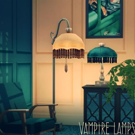 picture amoebae - VAMPIRE LAMPS – recolour by amoebae I love these... Maxis Match Cc Furniture, Sims 4 Vampire Cc, Sims 4 Vampire, Sims 4 Decades Challenge, Furniture Cc, Cc Furniture, Tumblr Sims 4, Sims Building, Sims Games