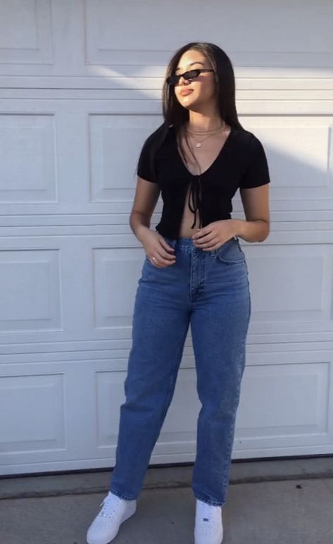 Outfits Con Jeans, Looks Pinterest, Outfit Mujer, Looks Black, Causual Outfits, Streetwear Fashion Women, Swaggy Outfits, Teenage Fashion Outfits, Teen Fashion Outfits