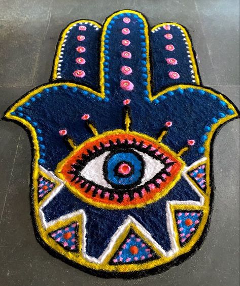 https://youtu.be/7SrGMy_VKVM Chaudas Rangoli Design, Rangoli Designs For Kaali Chaudas, Rangoli Ideas For Kali Chaudas, Kali Chaturdashi Rangoli, Rangoli Designs Latest For Kali Chaudas, Evil Eye Rangoli Designs, Kali Maa Rangoli Design, Kali Chaudas Rangoli Designs Latest Bridal, Kali Chaudas Special Rangoli