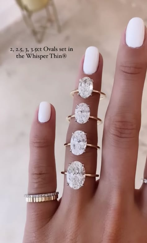 When God Says Yes, Montauk Wedding, Carat Size Chart, Rings 2023, Ring Upgrade, Cartier Love Ring, Ring Bands, Engagement Ring Oval, Engagement Ring Shapes