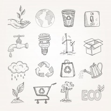 Environmentally Friendly Living, Free Doodles, Eco Art, Mushroom Drawing, Doodle Icon, Save The World, Typography Art, Set Free, Earth Day