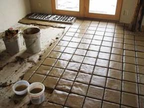 Terra Tiles - seems like it might be a lower-maintenance option than earthen floors for high traffic areas. Earthen Flooring, Adobe Floor, Cob Building, Rammed Earth Homes, Earth Bag Homes, Recycled House, Straw Bale House, Earthship Home, Mud House