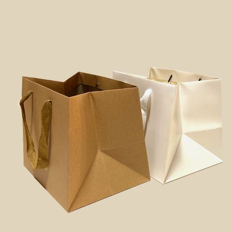 Paper Carrier Bags, Kraft Bag, Party Business, Gold Bag, Gift Box Packaging, Square Paper, Paper Gift Bags, Carrier Bag, Logo Sticker