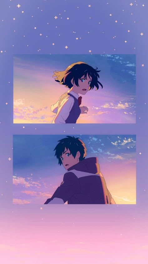 Anime Phone Wallpaper, Mitsuha And Taki, Your Name Movie, Krishna Lord, Your Name Wallpaper, What's Your Name, Your Name Anime, Krishna Krishna, Japanese Animated Movies