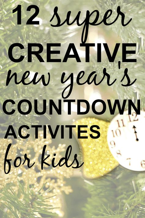 Nye Countdown For Kids, Count Down Ideas, Christmas Food For Kids, Holidays Around The World Crafts, Fun Holidays To Celebrate, New Years Eve At Home, Summer Holidays Kids, Fun Christmas Food, Nye Countdown