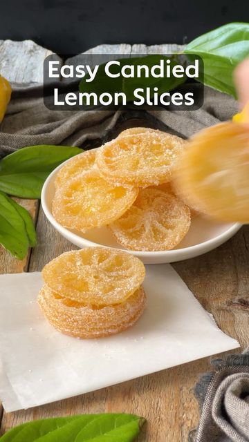 Brooke and Emma on Instagram: "If you're looking for a quick and easy recipe for candied lemon slices, you're in the right place! You need only three basic ingredients to make these beautiful, oven dried candied lemon slices. This sweet and tangy treat is perfect for cake decoration or snacking.

Get the full recipe and tips on our food blog here: https://savortheflavour.com/candied-lemon-slices/

#candiedcitrus #candiedfruit #lemonslices #lemoncandy #candyrecipes" Candied Lemon Slices, Lemon Treats, Lemon Uses, Make Simple Syrup, Candied Lemons, Lemon Slices, Lemon Slice, Food Facts, Cake Decoration