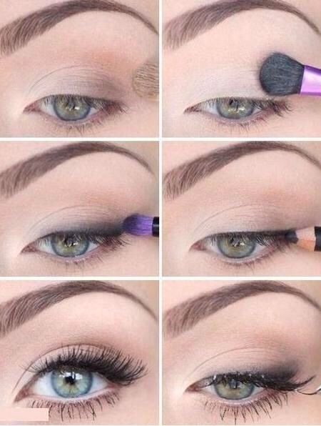 Quick & Easy Everyday Eye Makeup Teknik Makeup, Eyeliner Tips, Everyday Eye Makeup, Soft Eye Makeup, Alat Makeup, Perfect Cat Eye, Makeup Soft, Soft Makeup Looks, Eye Makeup Styles