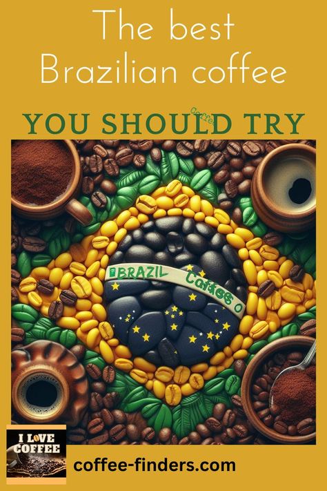 Pin displaying the best Brazilian coffee in green and yellow colors Coffee Tasting Presentation, Coffee Presentation, Brazilian Coffee, Coffee Brand, Coffee Tasting, Coffee Branding, Coffee Enthusiast, Dark Roast, Best Coffee