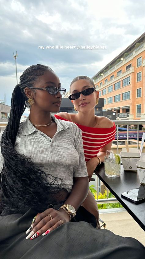 Justine Skye Braids, Hailey Bieber Style Summer, Justin Bieber And Hailey, Hailey Rhode Baldwin, Hailey Rhode, Hailey Bieber Style, Justine Skye, Gay Aesthetic, Healthy Lifestyle Inspiration