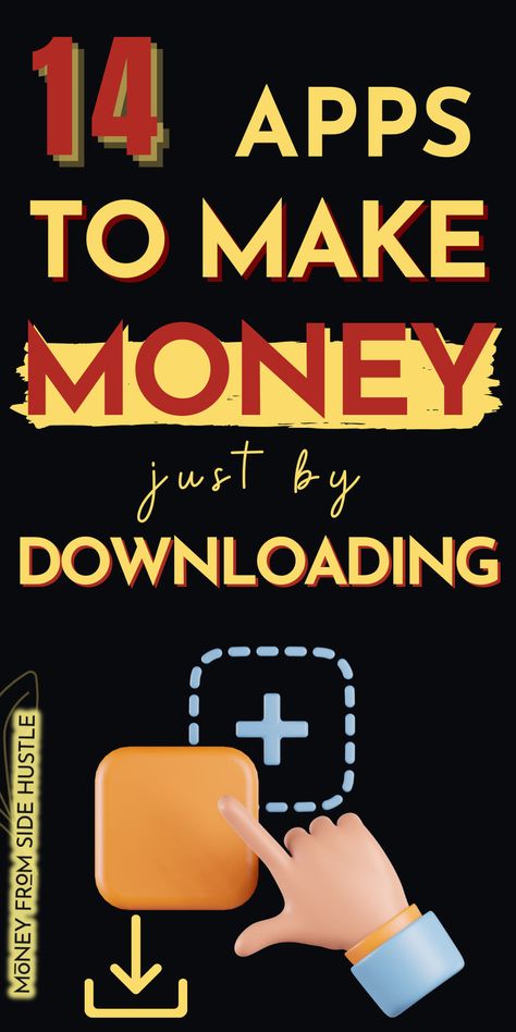 get paid to download apps Take Surveys For Money, Earn Money App, Easy Passive Income, Apps To Make Money, Best Money Making Apps, Apps That Pay You, Earn Money Fast, Surveys For Money, Apps That Pay