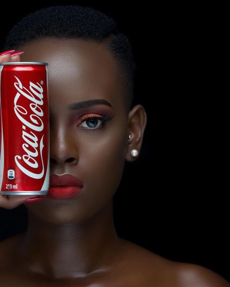 Feeling thirsty ? Get yourself an ice cold coke and #tastethefeeling Coca Cola Marketing, Pinup Photoshoot, Cherry Coke Can, Coca Cola Ad, Cold Girl, Photoshoot Themes, Photoshoot Concept, Face Photo, African Beauty