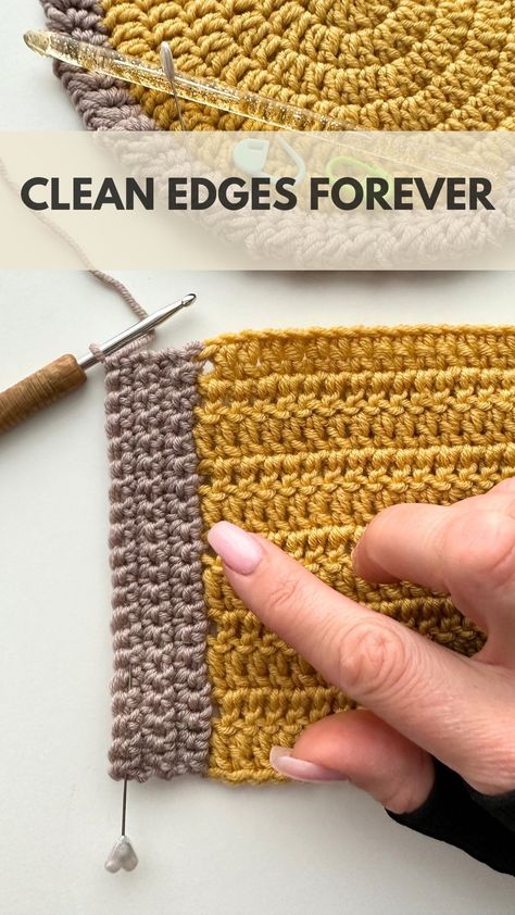 This is a fantastic method for crocheting clean edges. I use it for crochet button bands for tops and cardigans. If you try it, you will… | Instagram Crochet Edges For Cardigan, Crochet Edges, Crochet Button, Crochet Blog, Crochet Buttons, Blog Categories, Crochet Instructions, Work Looks, Crochet Edging