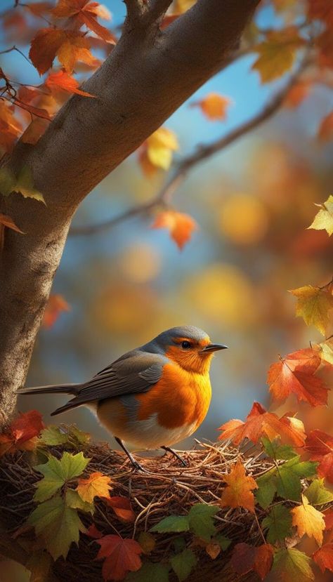 Birds Photography Nature, Morning Photography, Diy Gifts For Dad, Fall Flower Arrangements, Most Beautiful Birds, Android Wallpaper Flowers, Autumn Scenes, Bird Wallpaper, Difficult Times