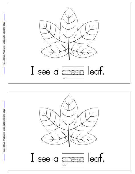 Free printable Fall mini books and emergent readers for use in your classroom or home from PrimaryGames. Just print, cut and staple to make your very own book! Fall Worksheets For Preschool Free Printables Autumn, Emergent Readers Free Preschool, Leaf Coloring Page Free Printable, Leaf Craft Kindergarten, Free Emergent Readers Printables, Preschool Leaves Activities, Fall Books Preschool, Emergent Readers Free, Fall Preschool Worksheets