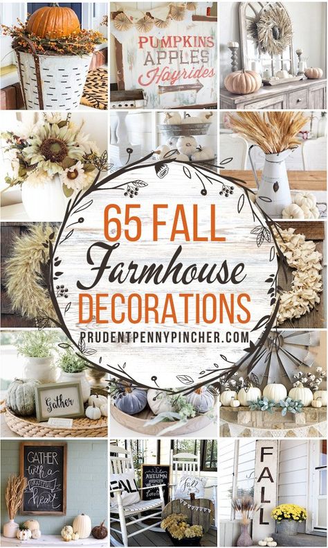 Fall Counter Decor Ideas, Ideas For Fall Decorating Outside, Farmhouse Decor Cricut, Dollar Tree Fall Porch Decor Ideas, Fall Decorations Ideas For Home, Dollar Tree Fall Porch Decor, Decorating Fall Ideas For The Home, Farmhouse Decor Fall, Fall Farmhouse Porch Decor