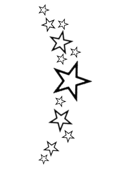 Y2k Star Tattoo, Star Hand Tattoos, Star Tattoos For Women, Star Tats, Stars Symbols, Table Painting, Stars Tattoo, Senior Overalls, Graphic Design Images