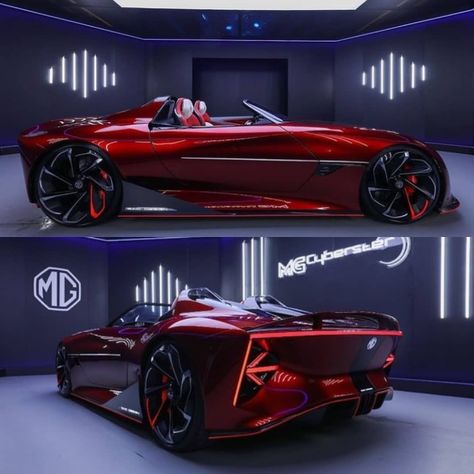 Mg Cyberster concept images revealed Mg Cyberster, Porsche, Sports Car, Vehicles, Pins