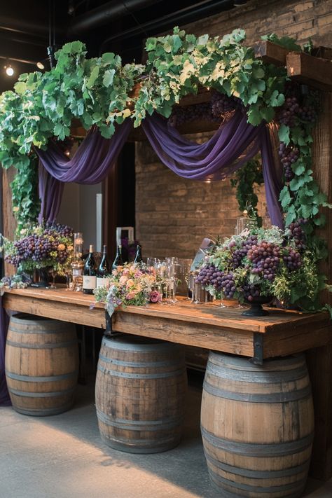 Wedding venue design. Wooden barrels display with draped grape arbor and rustic wine station.

Vineyard weddings are magical - the lush greenery, the intoxicating aroma of grapes, and the natural rustic charm. But how do you make your vineyard wedding stand out from the rest? Enter our 30 innovative, rustic wedding design concepts. Dive into this visually pleasing banquet of ideas, masterfully blending the…

Read more: https://tastywed.com/generated-post-30-rustic-vineyard-wedding-setup-design-concepts/ Grape Wedding Theme, Wedding Venue Design, Wine Station, Sophisticated Wedding Invitations, Rustic Vineyard Wedding, Wooden Barrels, Venue Design, Wedding Stand, Vineyard Weddings