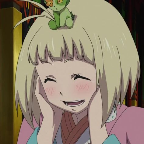 Shiemi Moriyama, Pretty Characters, Rin Okumura, Ao No Exorcist, Wolf Girl, Anime Wolf, Fav Characters, Hair Clothes, Blue Exorcist