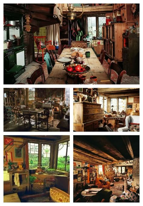 The Burrow The Burrow Aesthetic, Burrow Aesthetic, Hufflepuff Aesthetic, The Burrow, Fancy Houses