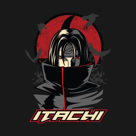 Check out this awesome 'Uchiha+itachi' design on @TeePublic! Itachi Graphic Design, Itachi Name Logo, Itachi Uchiha Logo, Itachi Logo, Itachi Design, Akatsuki Logo, Anime Logos, Anime Logo, Naruto Uzumaki Hokage