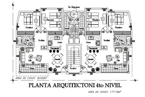 17x10m apartment plan Autocad drawing file. #cadbull #autocad #caddrawing #autocaddrawing #architecture #architect #house #houseplan #apartmentplan #floor #floorplan #kitchen #diningarea #livinghall #balcony #commontoilet #masterbedroom #guestroom Ground Plan, Plan Apartment, Apartment Plan, Open House Plans, Building Drawing, Drawing Block, Small House Plan, Apartment Plans, Country House Plan