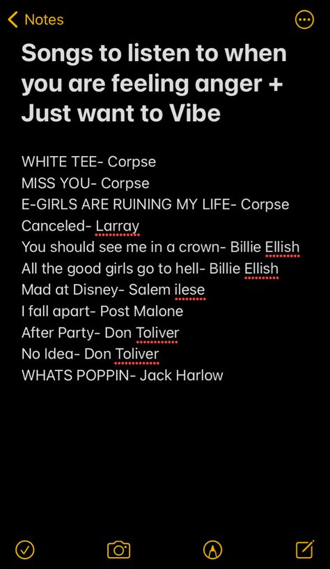 Songs for when you’re angry or jusr wanna Vibe Spotify Playlist Names Angry, Rage Playlist Names, Things That Make Me Angry List, Songs About Liking Someone Who Doesnt Like You Back, Rage Spotify Playlist Cover, Angry Music, Angry Songs Playlist, Revenge Playlist Names, Songs For When Your Angry